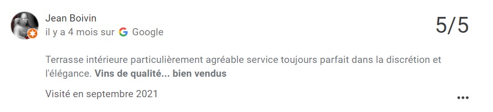 Avis clients